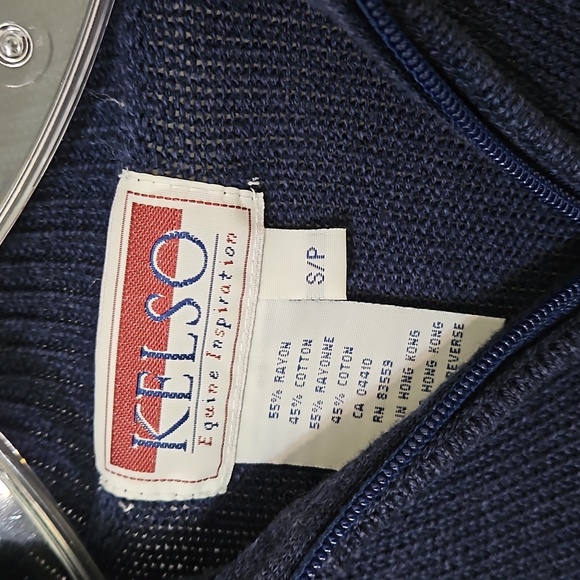 Long-sleeved 1/4 zip sweater - Picture 2 of 3